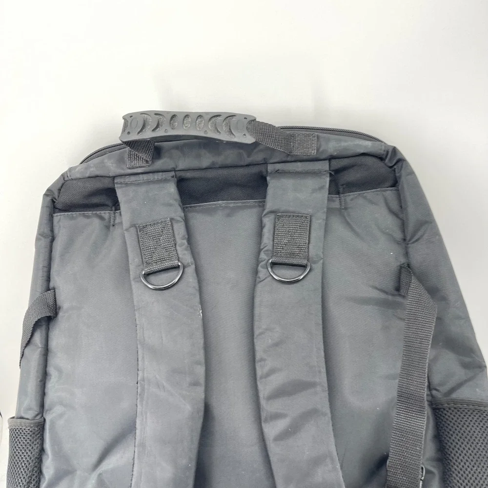 Yamaha Backpack Black Grey Purple Logo Padded Straps Travel Instrument Bag